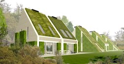 klimaatscan nieuwe ontwikkeling met complex groene woningen